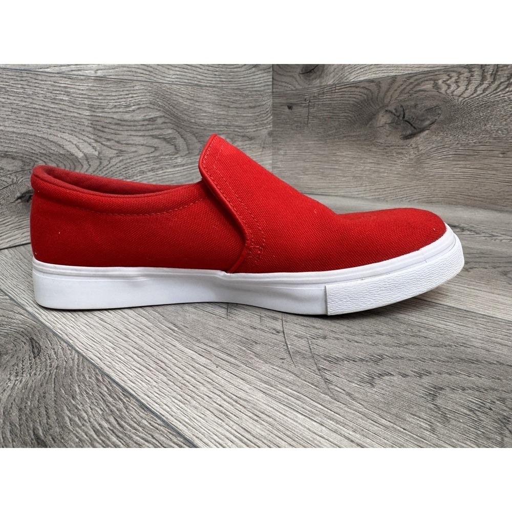 NIKE CZ9412-600 COURT ROYALE SLIP ON SHOES Sneakers UNIVERSITY RED WOMENS Sz 7 - Picture 6 of 9